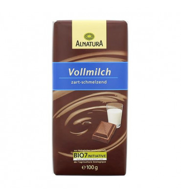 Alnatura mliečna čokoláda 100g