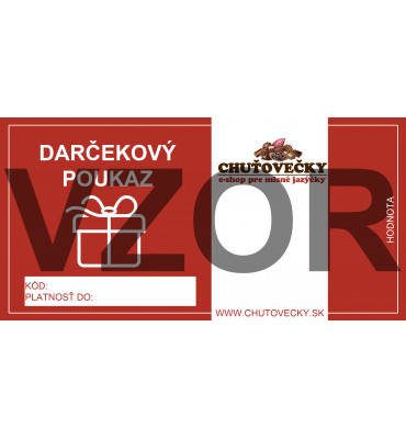 Darčekový poukaz v hodnote 20€