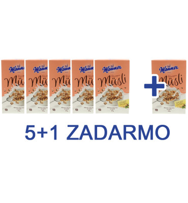 Manner Musli 500g 5+1 ZADARMO